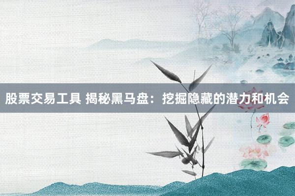 股票交易工具 揭秘黑马盘：挖掘隐藏的潜力和机会