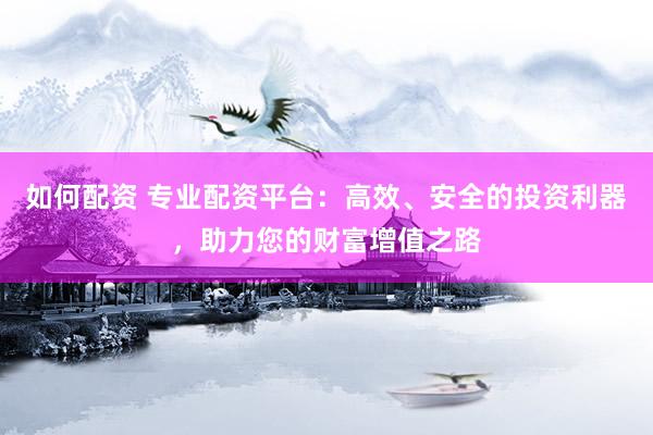 如何配资 专业配资平台：高效、安全的投资利器，助力您的财富增值之路