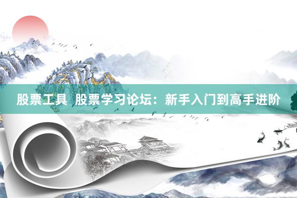 股票工具  股票学习论坛：新手入门到高手进阶