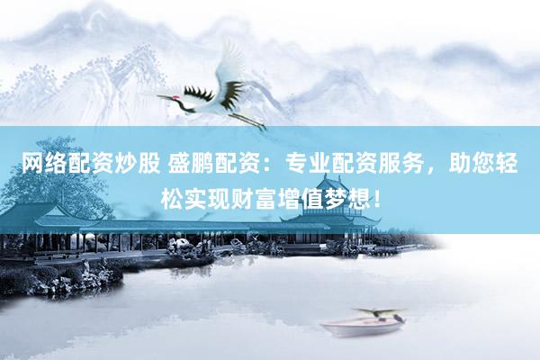 网络配资炒股 盛鹏配资：专业配资服务，助您轻松实现财富增值梦想！