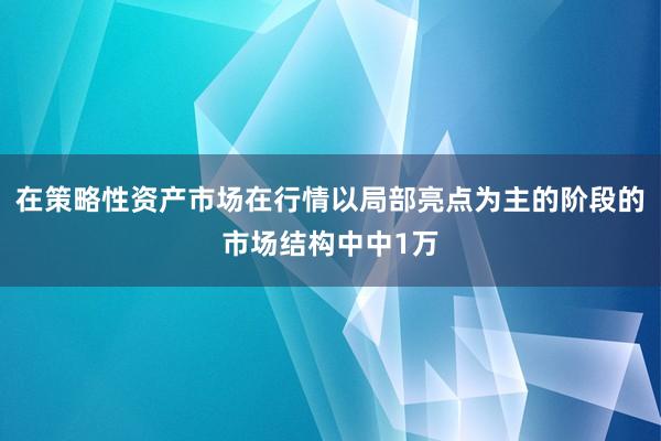 在策略性资产市场在行情以局部亮点为主的阶段的市场结构中中1万